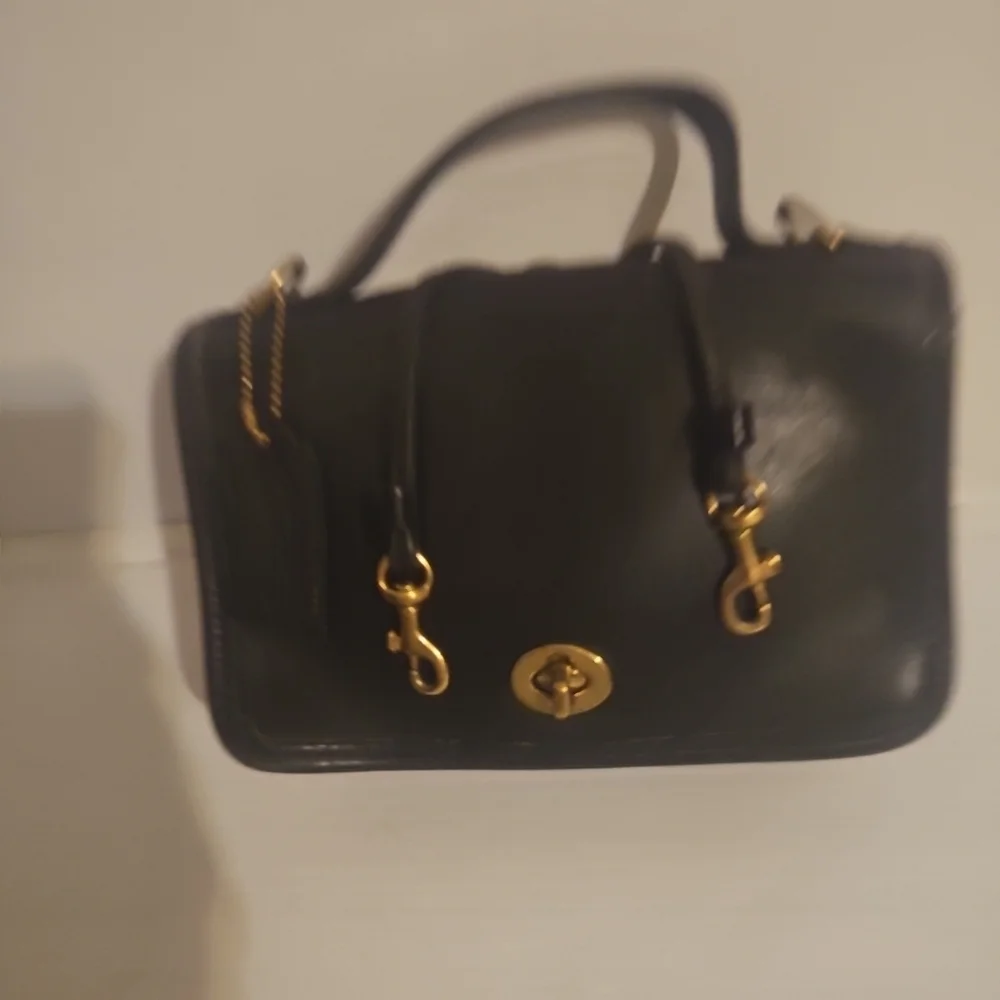 Vintage Coach Casino Bag 9924 Black